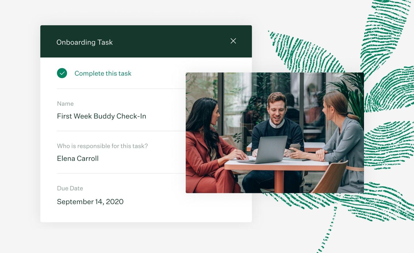 Greenhouse Onboarding Tasks Feature