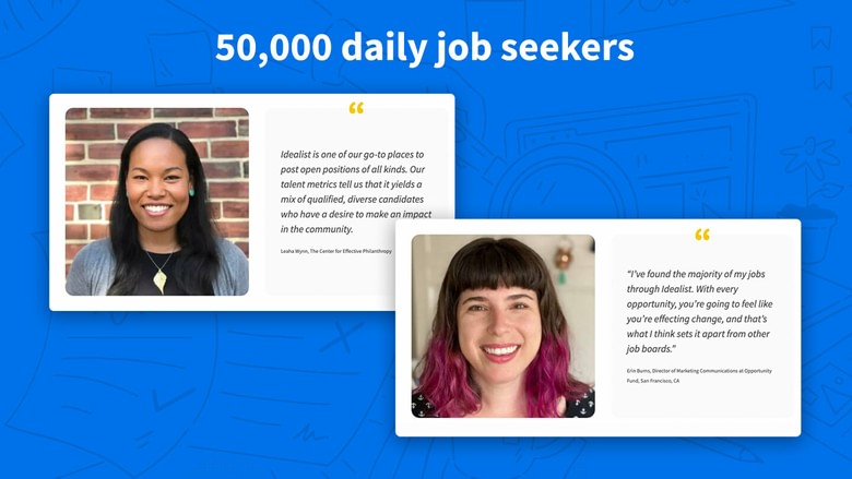 Largest social-impact jobs website