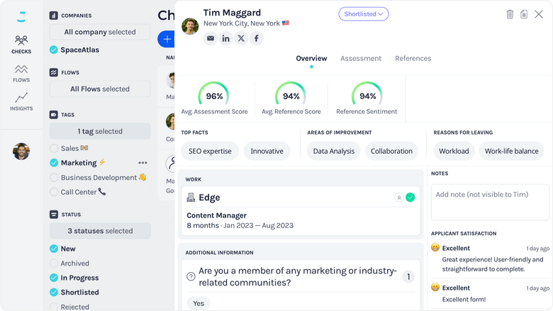 Jointl integrates seamlessly into workflows, collecting and cross-verifying data to provide visualized scores for data-driven hiring.