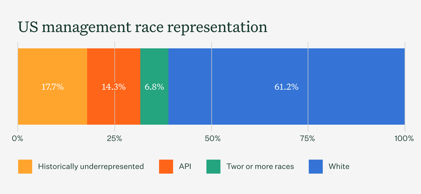 US management race representation