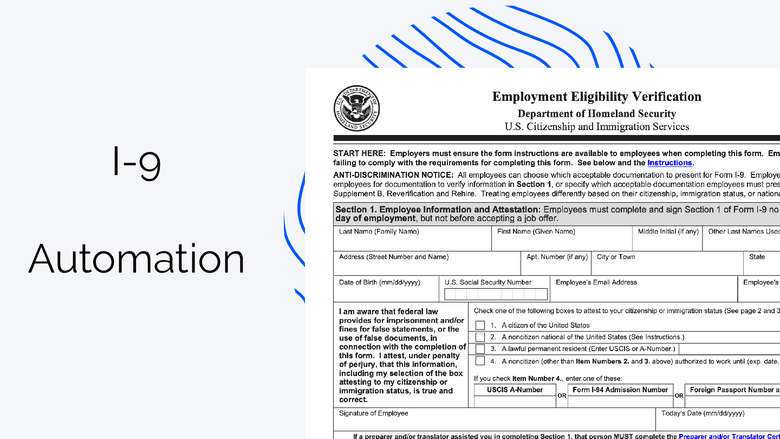 Effortless I-9 Automation Solution