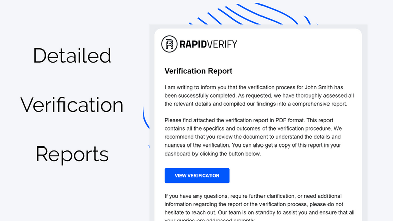 Detailed Verification Reports Made Easy