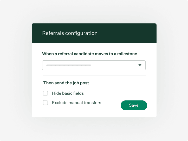 Job board updates referral configuration ui