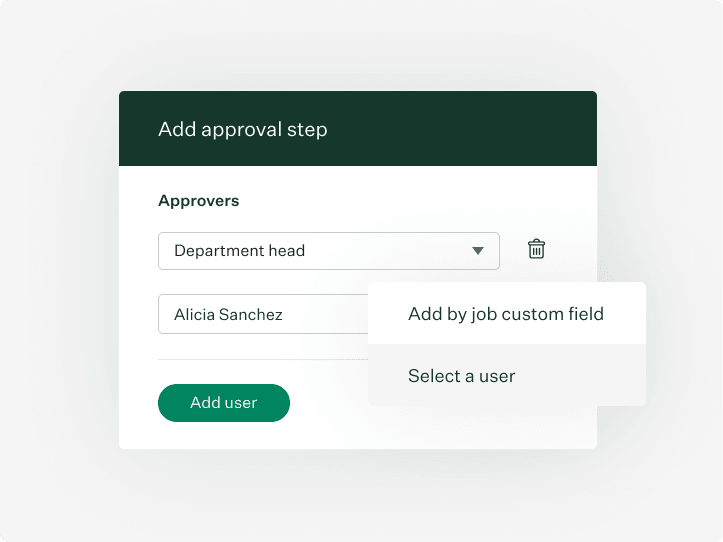 New approval flows ui